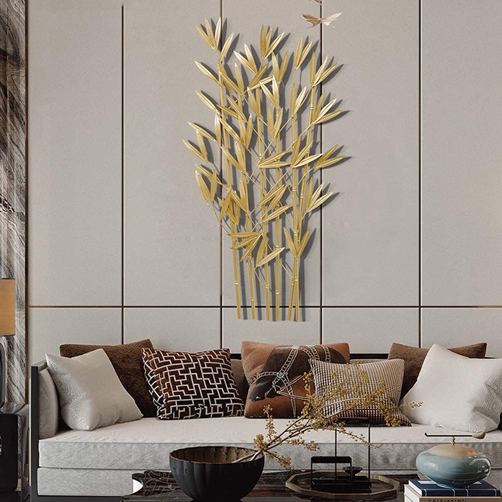 金色の竹の彫刻 インテリアアート 金色の竹の彫刻 インテリアアート 金色の竹の彫刻 インテリアアート